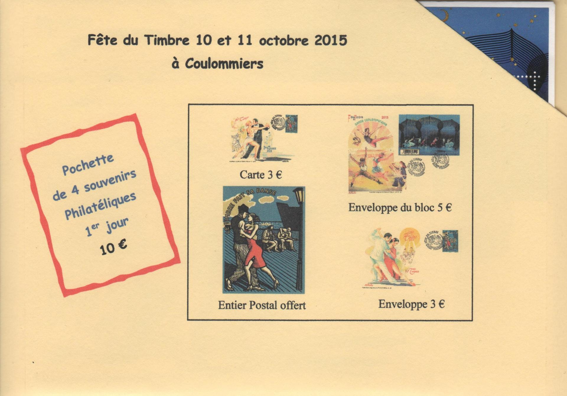 Enveloppe Fête du Timbre 2015